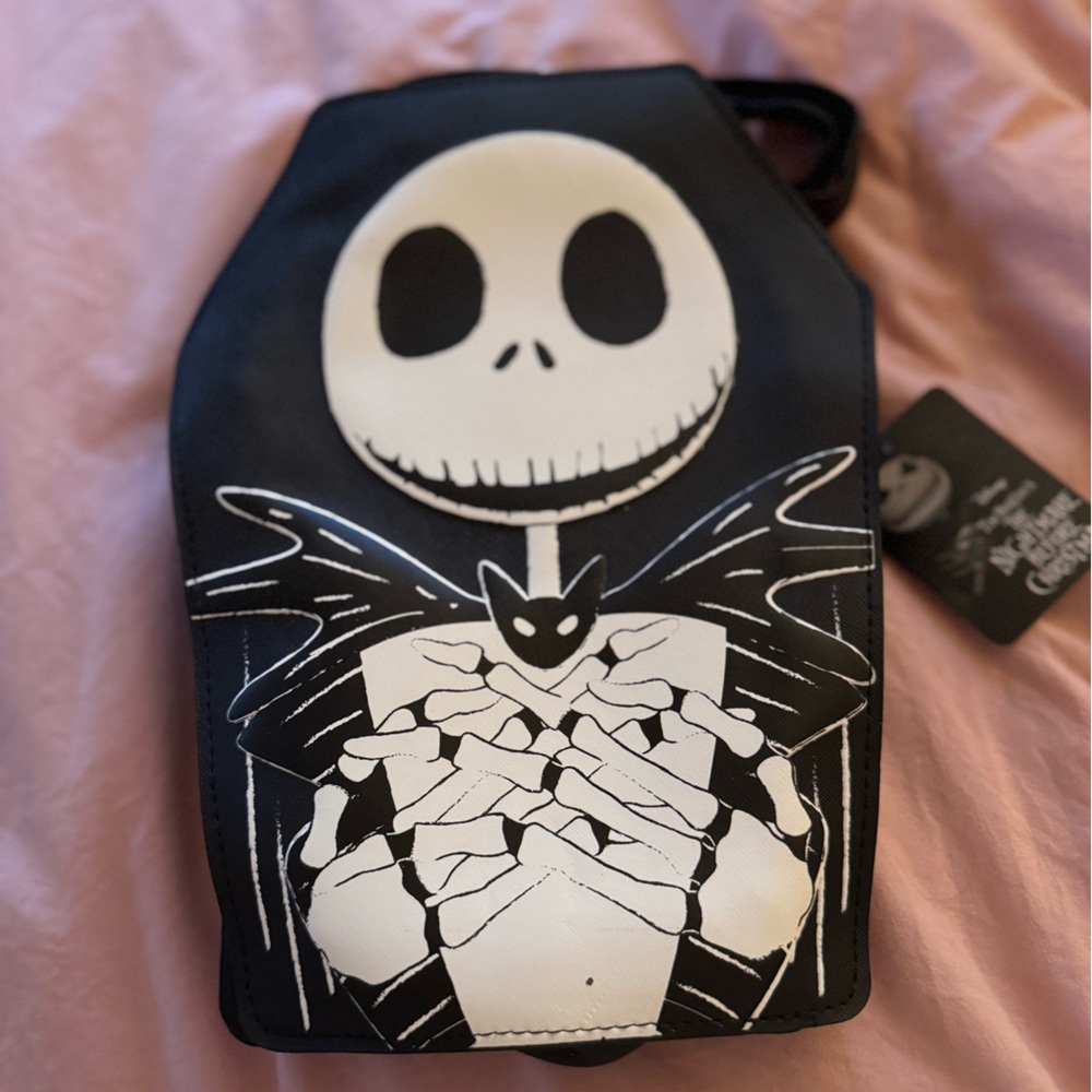 Bioworld Disney’s Nightmare Before Christmas Jack Coffin Crossbody Bag